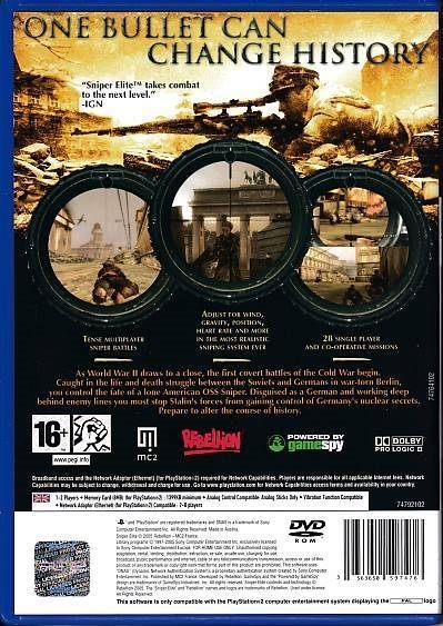 Sniper Elite - PS2 (B Grade) (Genbrug)